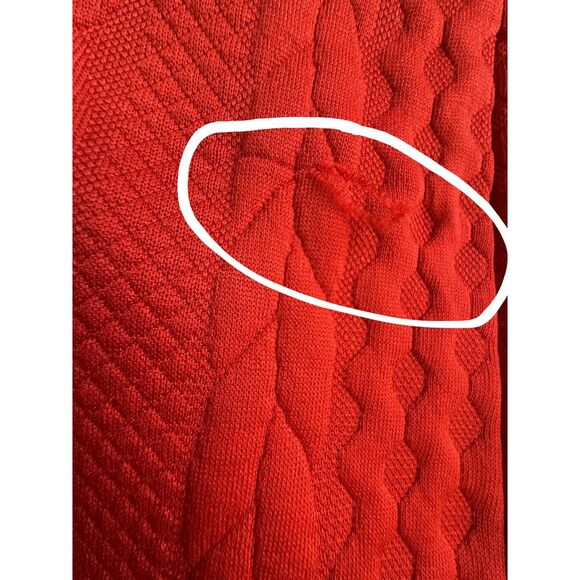 🎄Christmas Sweatshirt for Women Faux Fur Long Sleeve V Neck 1xl - Picture 8 of 8